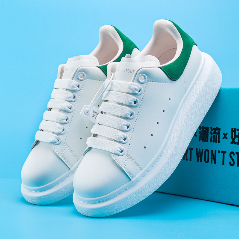 Peter McQueen Head Layer Genuine Sheepskin Inner White Shoes Women's Sponge Cake Thick Bottom Genuine Leather Couple Casual Couple MQ Board Shoes Peter McQueen Head Layer Genuine Sheepskin Inner White Shoes Women's Sponge Cake Thick Bottom Genuine Leather Couple Casual Couple MQ Board Shoes