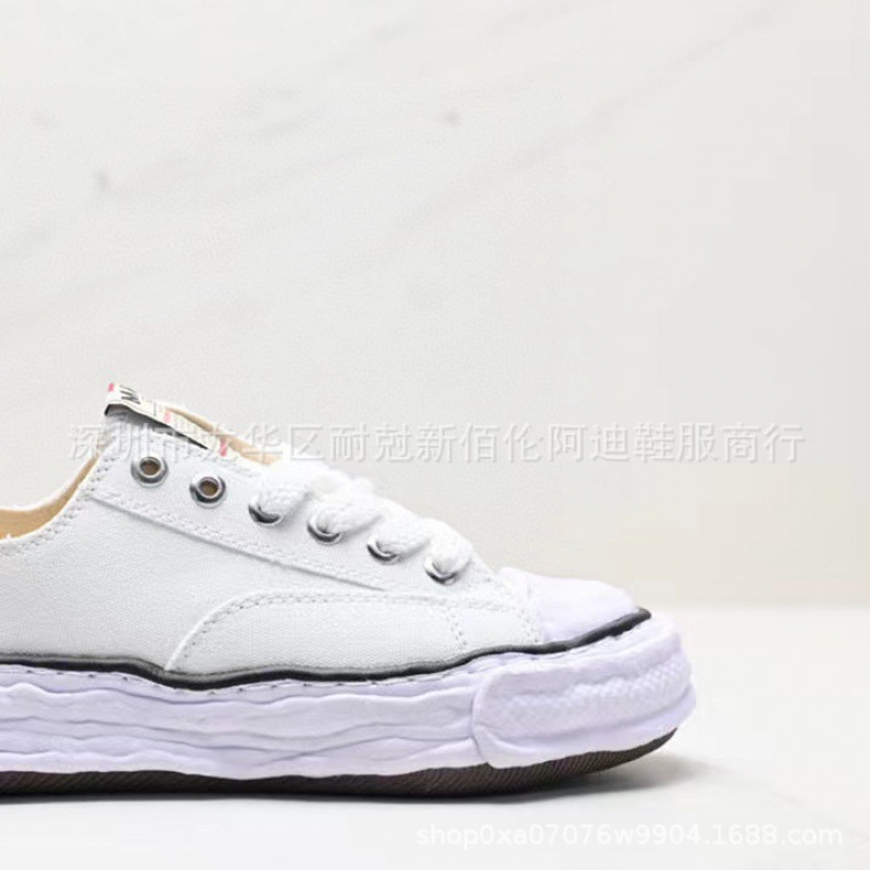 MMY Sanyuan Kang Open Campus Smile Dissolving Shoes Ice Cream Bottom Low cut Men's and Women's Thick soled Canvas Board Shoes MMY Sanyuan Kang Open Campus Smile Dissolving Shoes Ice Cream Bottom Low cut Men's and Women's Thick soled Canvas Board Shoes