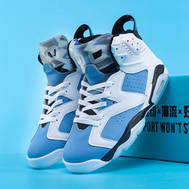 AJ6 Putian North Carolina Blue Men's and Women's Shoes, New AJ High Top Rouge Men's and Women's Basketball Shoes from Paris, Qiao 6 AJ6 Putian North Carolina Blue Men's and Women's Shoes, New AJ High Top Rouge Men's and Women's Basketball Shoes from Paris, Qiao 6