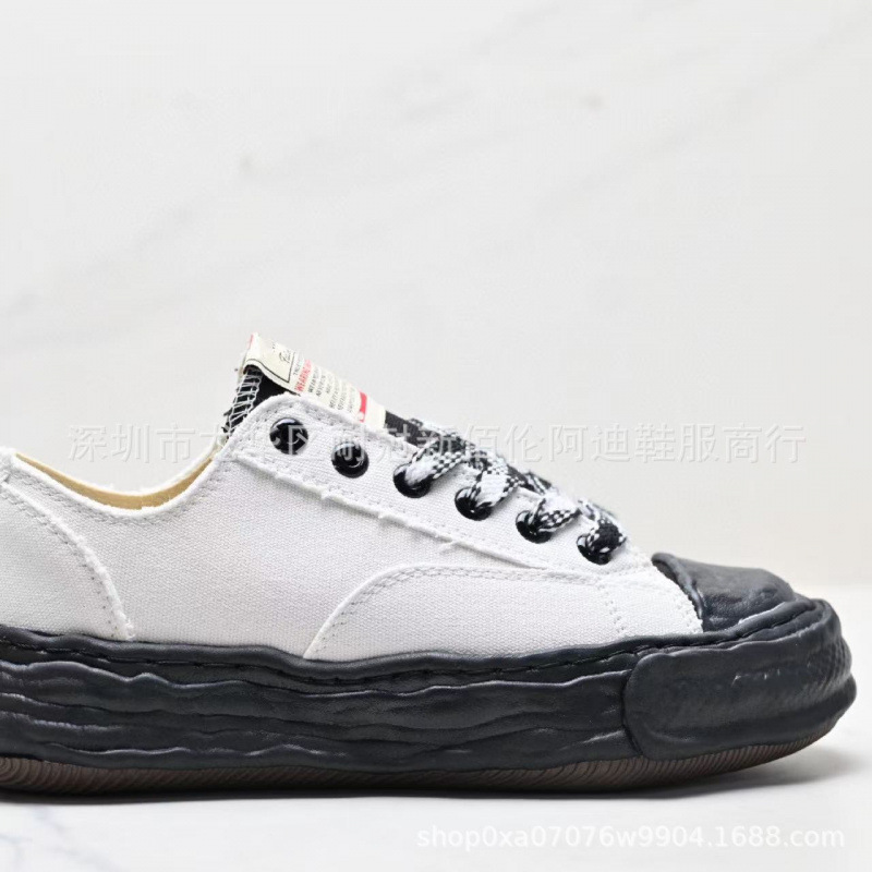 MMY Sanyuan Kang Open Campus Smile Dissolving Shoes Ice Cream Bottom Low cut Men's and Women's Thick soled Canvas Board Shoes MMY Sanyuan Kang Open Campus Smile Dissolving Shoes Ice Cream Bottom Low cut Men's and Women's Thick soled Canvas Board Shoes