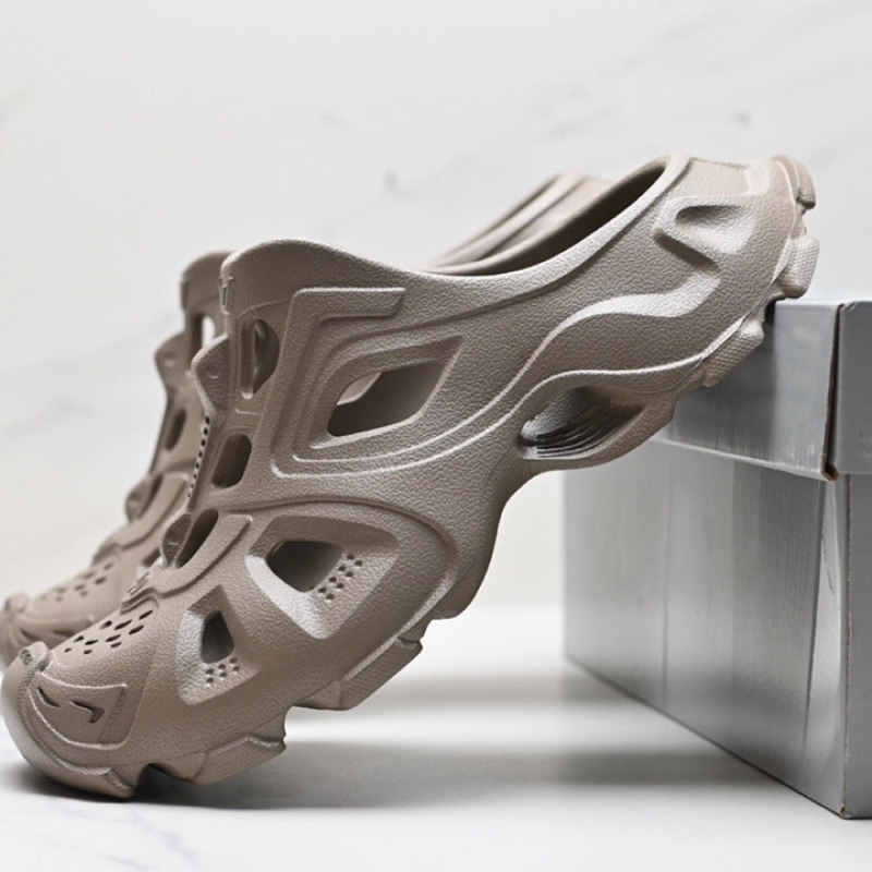 Lace up couple hole shoes, beach hollow integrated hollow outdoor HD series height increasing beach wading shoes