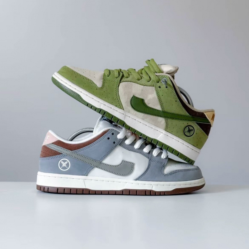 Pure original Du co branded Yuto2.0 green feather retro low top casual sports skateboard shoes for couples Pure original Du co branded Yuto2.0 green feather retro low top casual sports skateboard shoes for couples