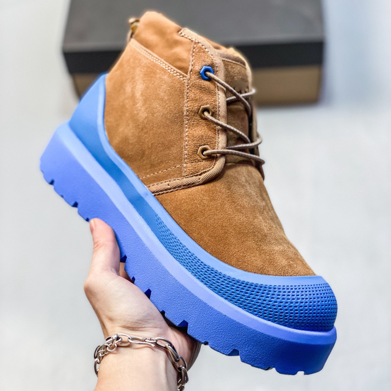 Pure original Ug suede snow boots with thick soles for increased winter warmth, cotton shoes for couples, anti slip casual shoes, versatile sports shoes Pure original Ug suede snow boots with thick soles for increased winter warmth, cotton shoes for couples, anti slip casual shoes, versatile sports shoes