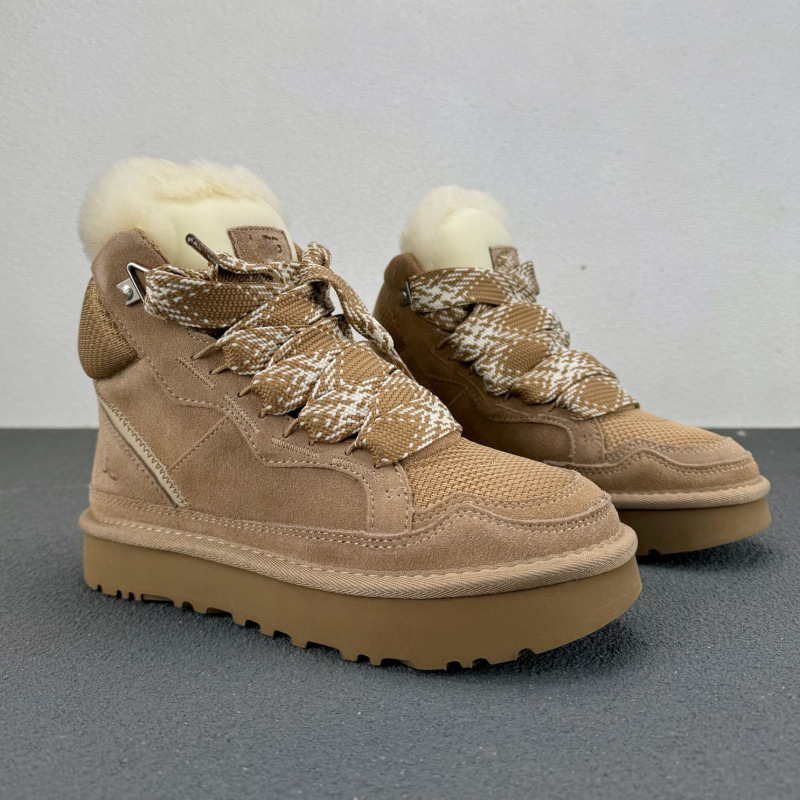 Pure original Ug suede snow boots with thick soles for increased winter warmth, cotton shoes for couples, anti slip casual shoes, versatile sports shoes