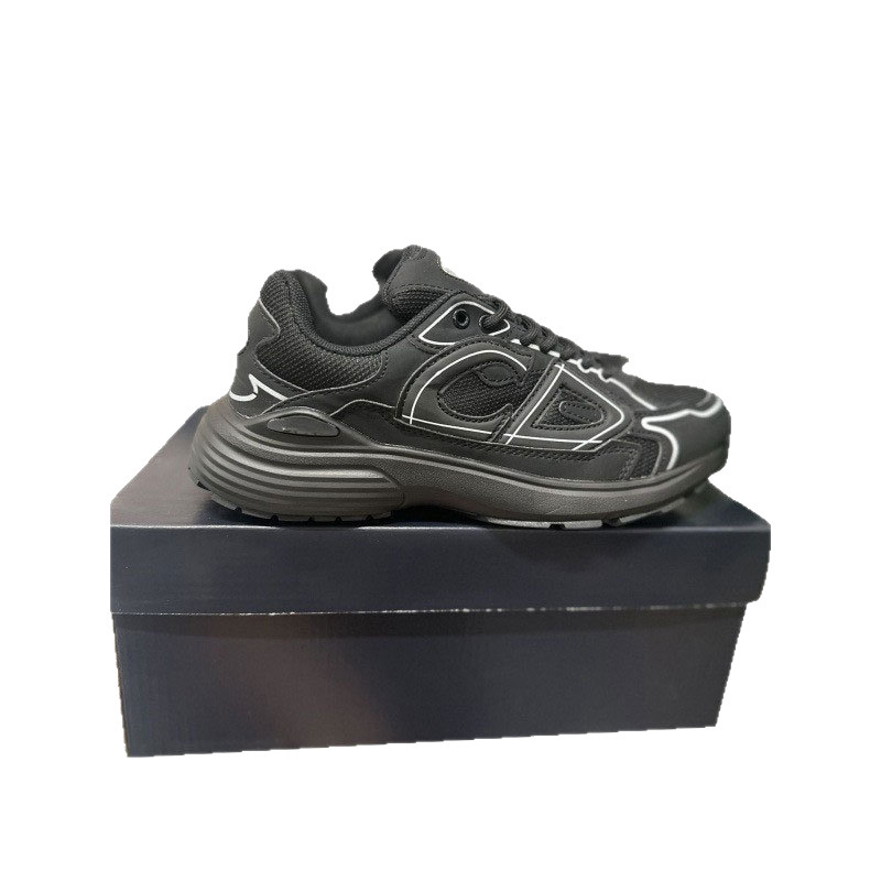 Putian Waidan CD189 New Fashionable Casual Men's Shoes Women's Shoes Trendy Sports Shoes Dad Night Light Letter Increase