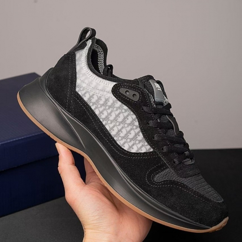 Putian B25 lace up anti slip CD30 low top running shoes casual men's thick soled dad shoes cross-border sports shoes