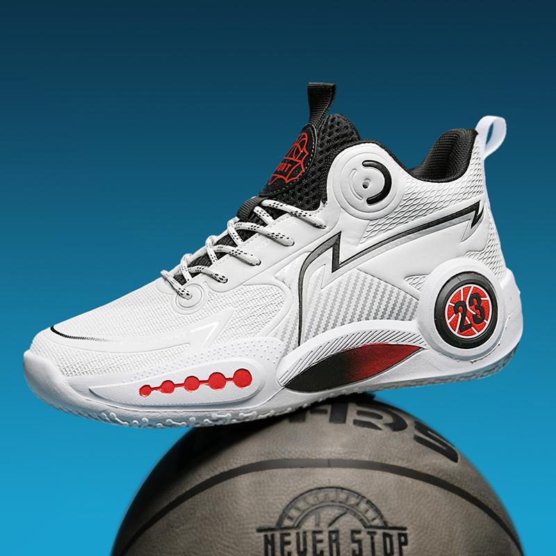 2025 New Youth Basketball Shoes, Men's Anti slip Breathable High top Sports Shoes, University Students' Competition Training Shoes 2025 New Youth Basketball Shoes, Men's Anti slip Breathable High top Sports Shoes, University Students' Competition Training Shoes