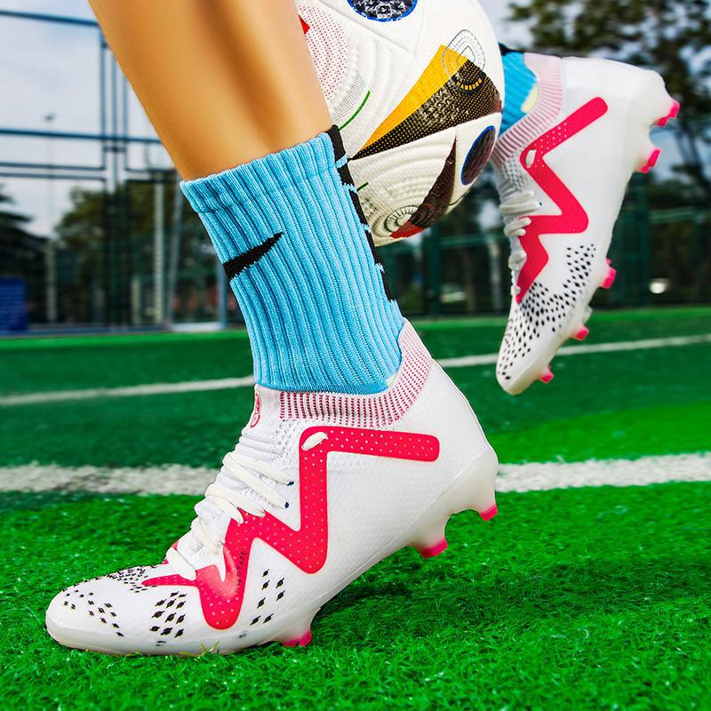 2025 New Cross border Spot Football Shoes Breathable Men's Long Nails Broken Nails Match Training Men's and Women's Sneakers Wholesale