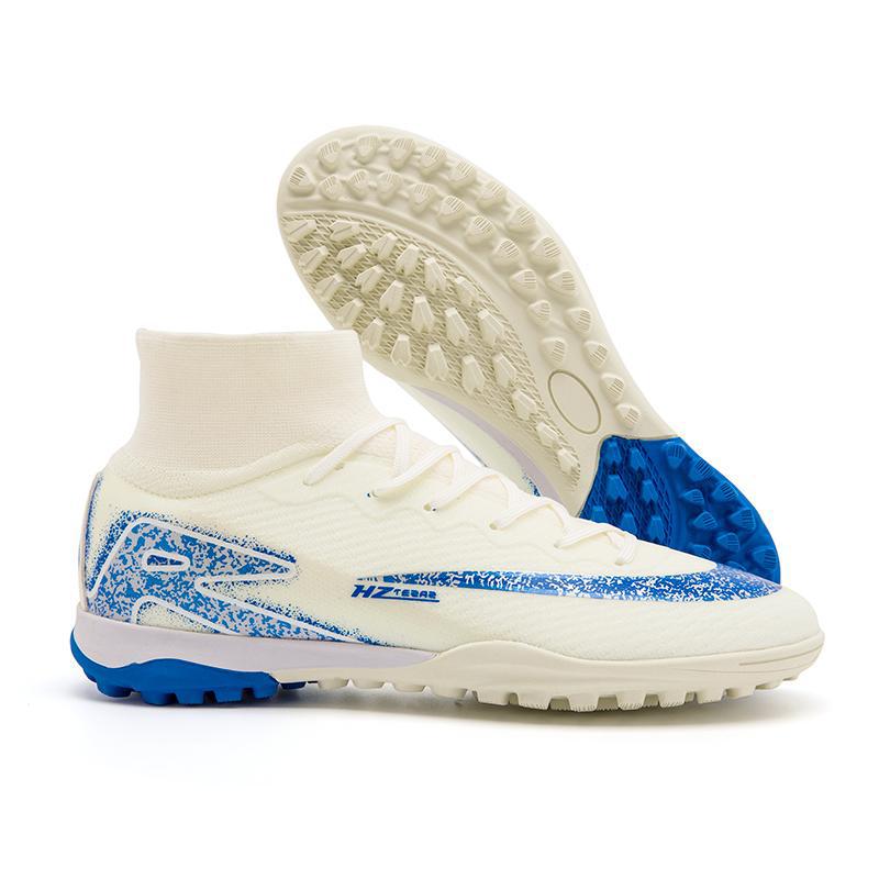 2025 New Cross border Spot High top Match Football Shoes for Boys, Girls, and Children with Broken Nails and Long Nails Football Shoes