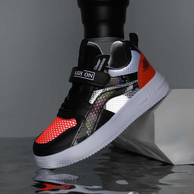 2025 New Children's Board Shoes Breathable Boys' Board Shoes Medium and Large Children's Spring and Summer Edition Boys' Mesh Sports and Leisure Board Shoes 2025 New Children's Board Shoes Breathable Boys' Board Shoes Medium and Large Children's Spring and Summer Edition Boys' Mesh Sports and Leisure Board Shoes