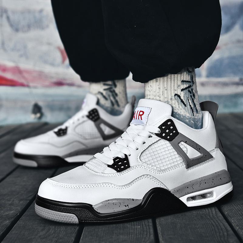 2025 New Cross border Large Size White Cement Men's Shoes Air Cushion Basketball Shoes Sports Running Shoes Casual Women's Shoes Wholesale