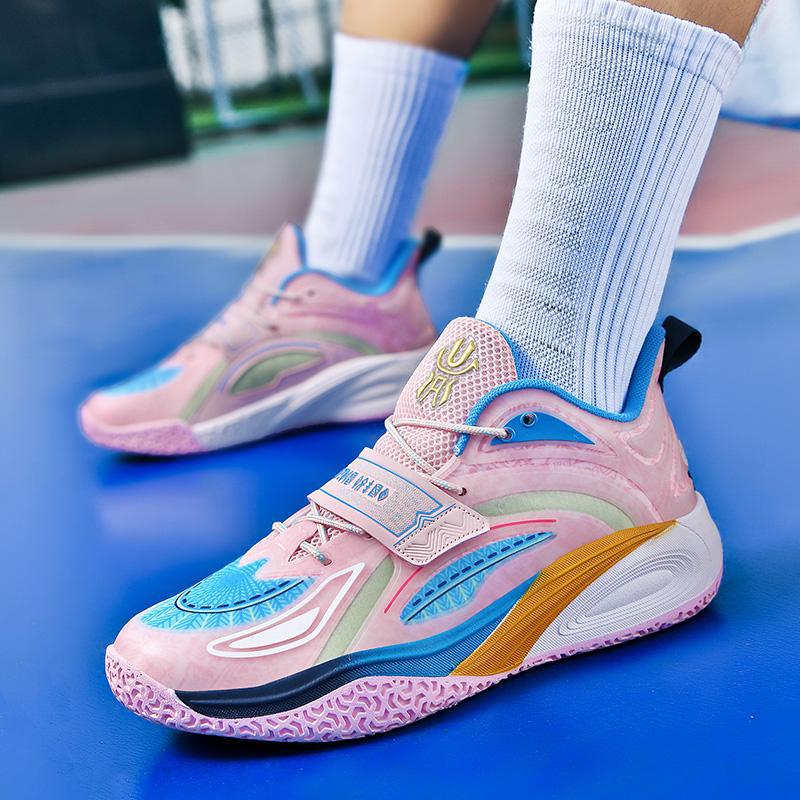 2025 new basketball shoes for men and women, low cut practical mesh breathable training, student running sports shoes, cross-border wholesale