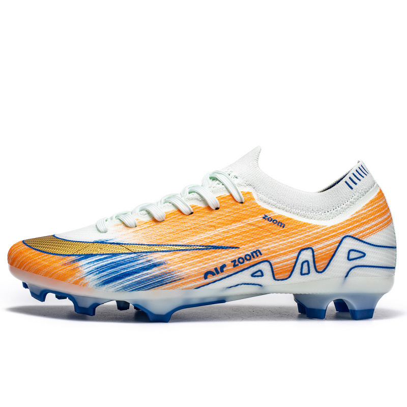 Cross border 2025 new low cut football shoes with long nails and broken nails for men's and women's adult competition training shoes, sports football shoes