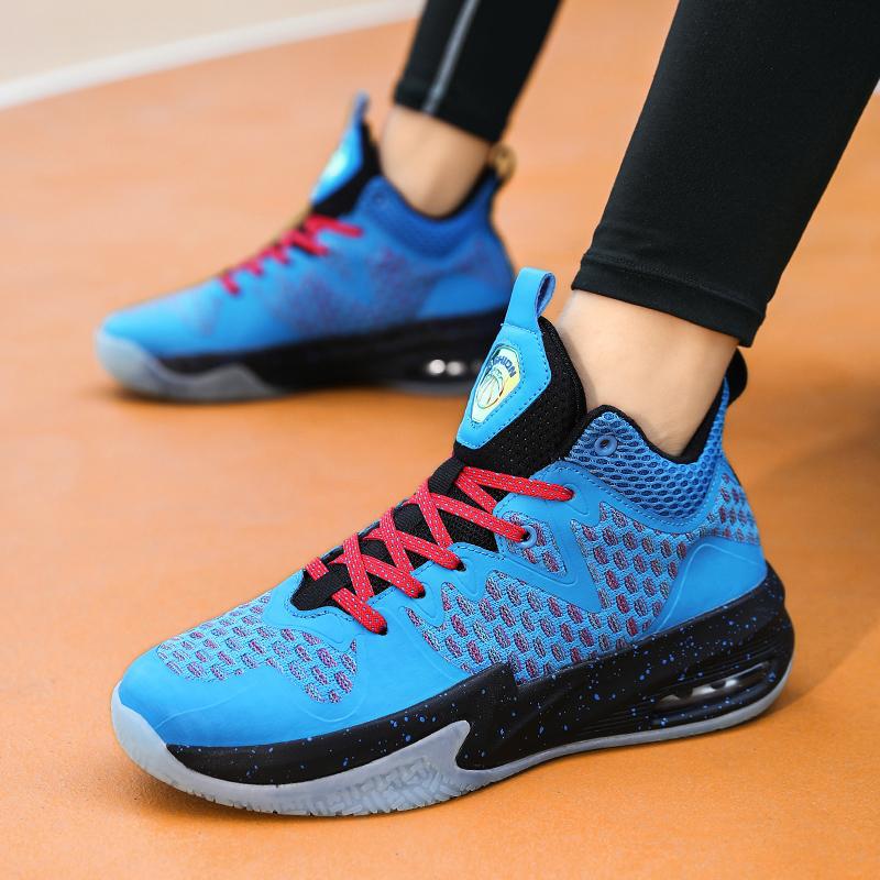 Spring 2025 New Men's Shoes with Breathable Mesh, Casual Fashion, Youth Sports, Running, Student Men's Basketball Shoes