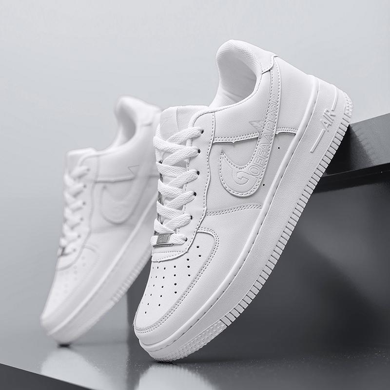 Upgrade classic pure white breathable casual couple sports shoes, board shoes, white shoes, men's shoes, women's shoes, fashionable and versatile casual shoes Upgrade classic pure white breathable casual couple sports shoes, board shoes, white shoes, men's shoes, women's shoes, fashionable and versatile casual shoes