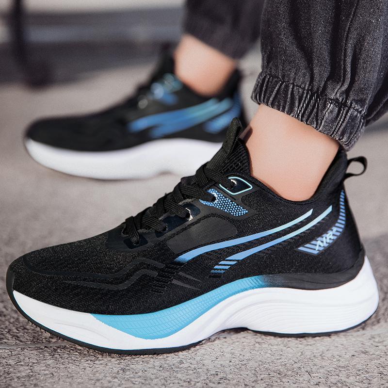 2025 Summer New Fashionable Men's Shoes Sports Shoes Lightweight Soft Bottom Anti slip Breathable Versatile Running Shoes Spot Wholesale