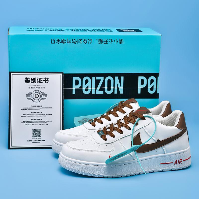 Popular Putian Summer Dunk Black and White Shoes Women's Low Top AJ Men's Shoes Board Shoes Air Force No.1 English Student Sports Shoes