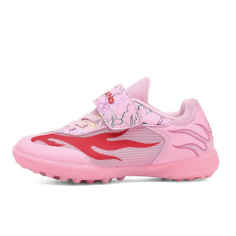 2025 new Velcro children's nail football shoes, versatile training shoes for boys, girls, and students, spot wholesale