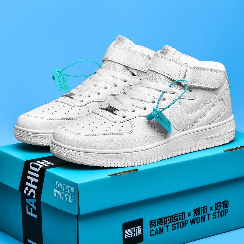 Cross border 2025 trendy board shoes for couples, high top white shoes for teenagers, casual sports, plus size board shoes, spot wholesale