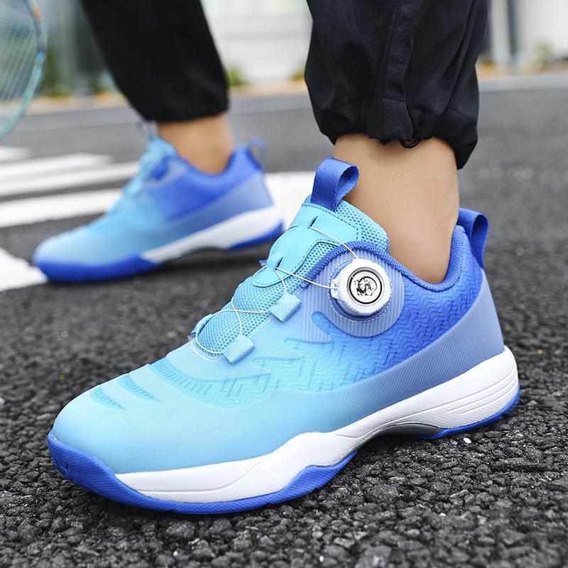 New tennis shoes professional flat bottomed anti slip men's and women's volleyball shoes lightweight and breathable badminton shoes table tennis shoes