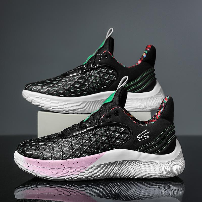 New cross-border basketball shoes, men's shoes, practical training sports shoes, versatile and breathable sports shoes for middle-aged and young children