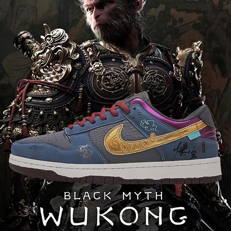2025 Summer Men's Shoes Putian the Year of the Loong Limited Wukong Fashion Pop up Low top Board Shoes Women's Factory Wholesale