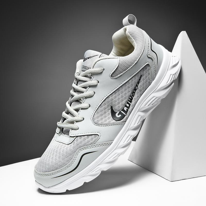 Hot selling male student anti slip versatile daily casual shoes, summer mesh men's shoes, youth sports running shoes