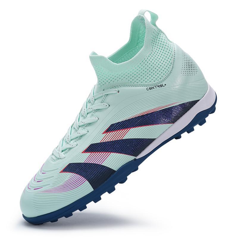 2025 New High Gang Broken Nail Football Shoes for Youth Sports Non slip Broken Nail Wear resistant Sports Breathable Football Shoes Wholesale