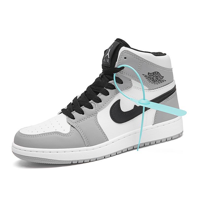 2025 Spring and Autumn High Help Basketball Men and Women Couple Casual Board Shoes Middle School Students and Teenagers Trendy Sports Board Shoes Wholesale