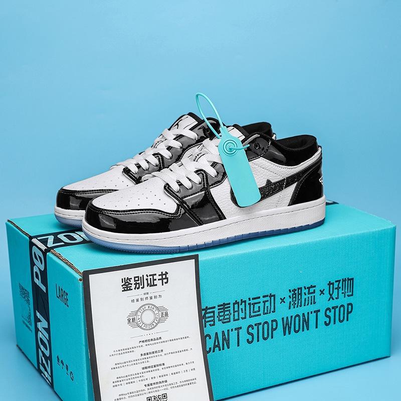 2025 New Popular AJ Trendy Versatile Men's and Women's Board Shoes AF1 Versatile White Shoes Sports Shoes Putian Shoes