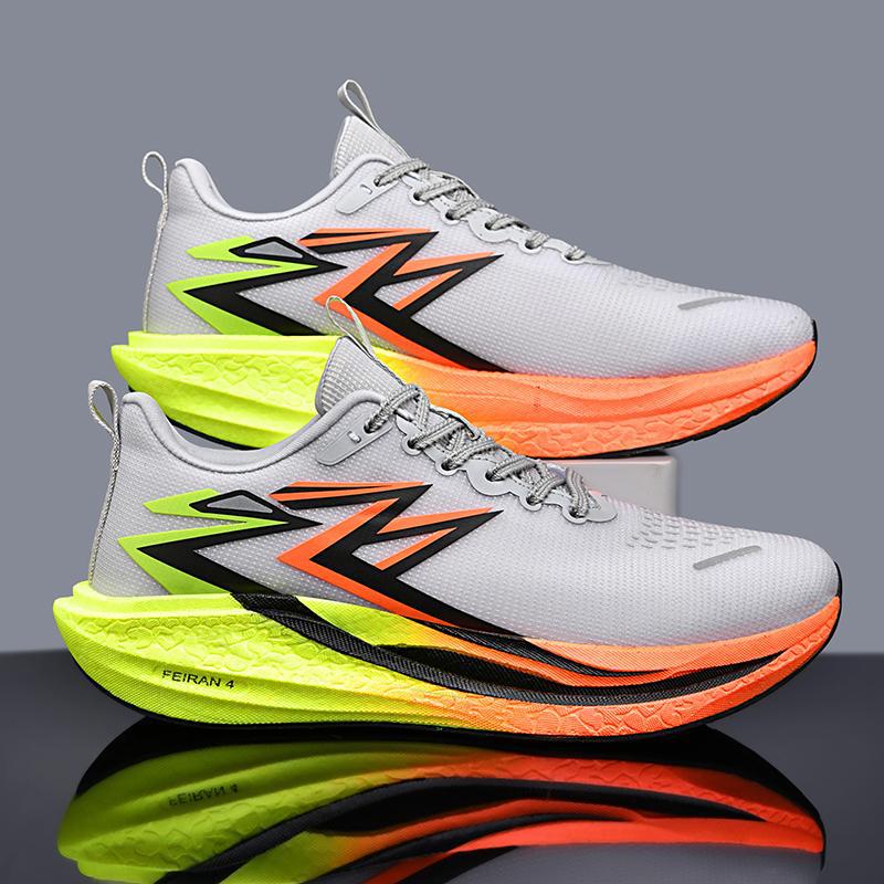 2025 New Summer Running Shoes for Men, Breathable, Middle and High School Students, Lightweight, Competition Training, Sports Shoes Wholesale