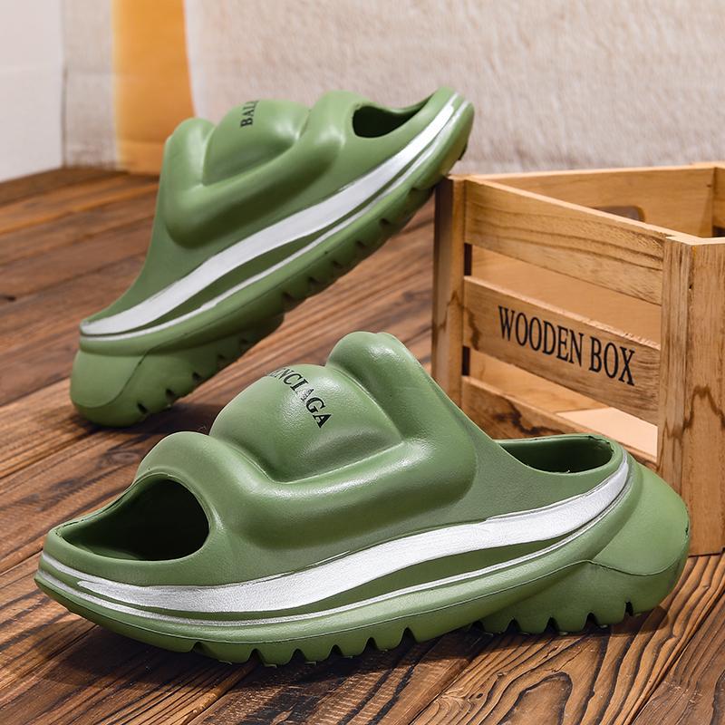 New home slippers, women's slippers, men's slippers, women's slippers, men's slippers, women's outdoor wear, straight slippers, women's EVA slippers