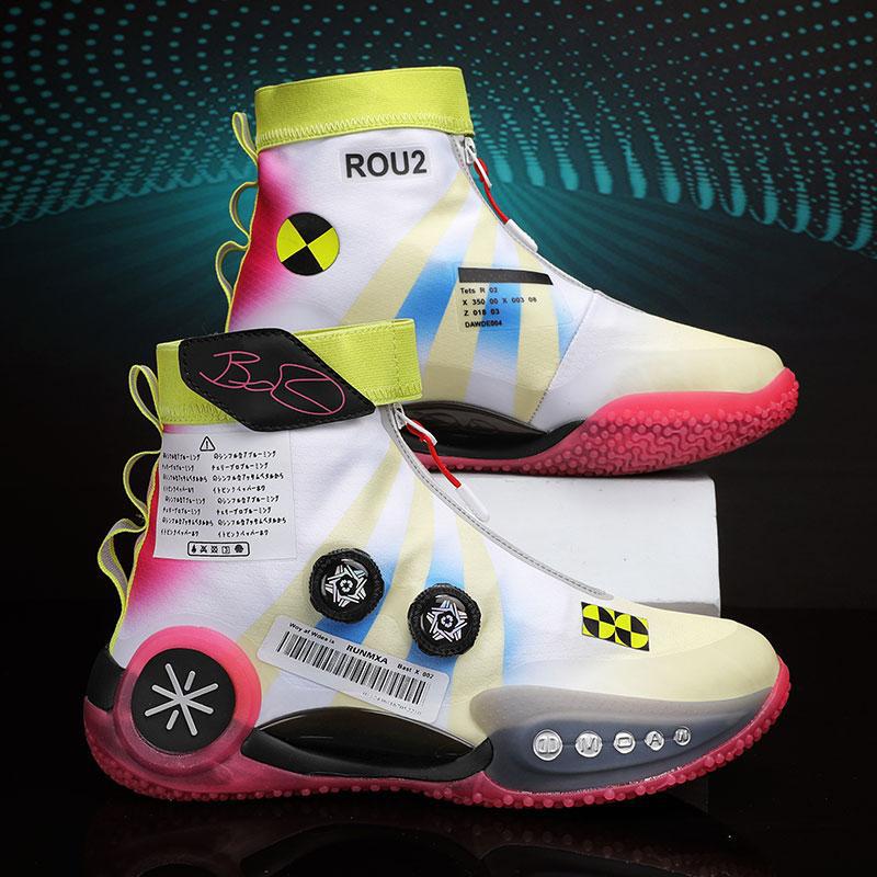 2025 new high top basketball shoes for men, professional practical sports shoes, fashionable and versatile sports trend, student basketball shoes