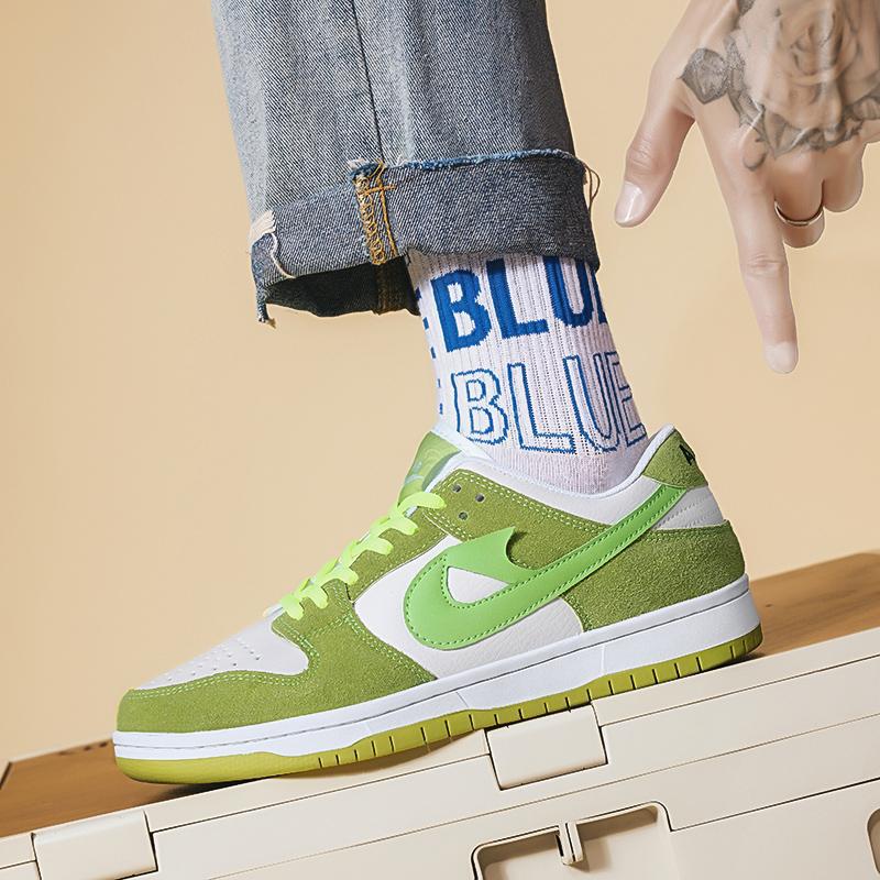 2025 Cross border New AJ Men's Shoes Sports Shoes Breathable Trendy Casual Couple Thick Bottom Versatile White Shoes Board Shoes Men