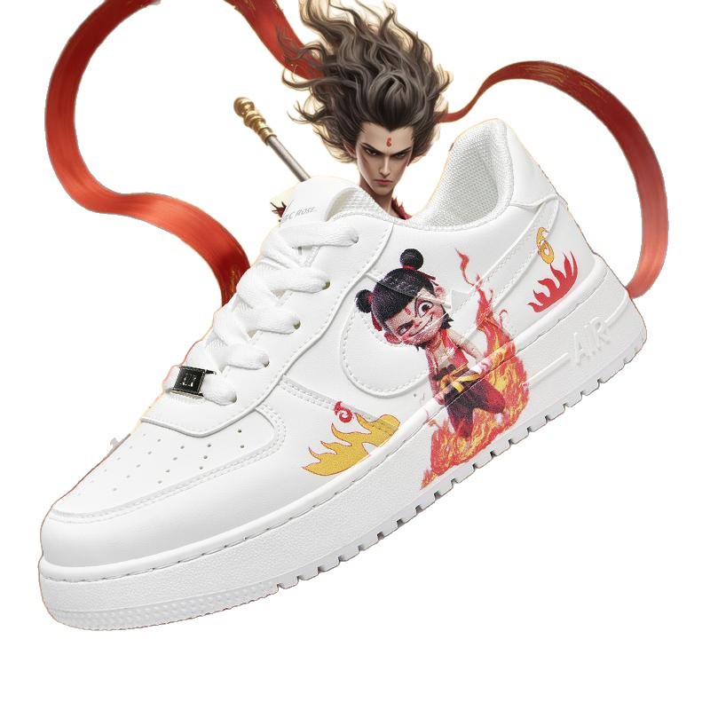 AJ Nezha limited edition men's shoes Putian low top board shoes student versatile casual fashion sports shoes women's casual shoes AJ Nezha limited edition men's shoes Putian low top board shoes student versatile casual fashion sports shoes women's casual shoes