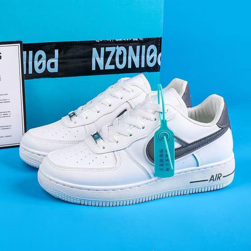 2025 Cross border New Sports Shoes AJ Men's Shoes Casual Couple Thick Bottom Versatile Air Force No.1 White Shoes Board Shoes Men