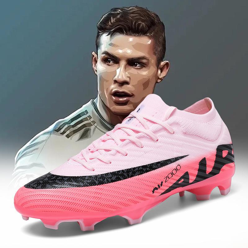 2025 Cross border New Outdoor Low cut Men's and Women's Long Nail Match Football Shoes for Children's Sports Professional Training Football Shoes