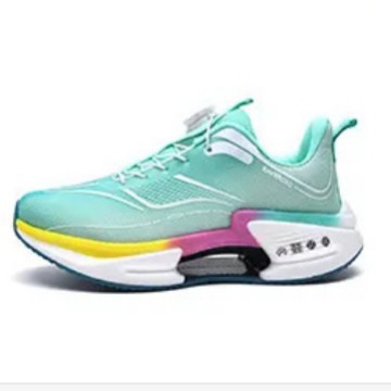 Youth Rotating Button Student Sports Shoes 2025 New Fashionable Breathable Men's and Women's Casual Lightweight Running Trendy Shoes