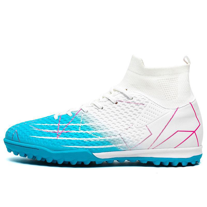 2025 Cross border spot large size football shoes for male and female students, adult broken nail training shoes, female long nail football shoes wholesale