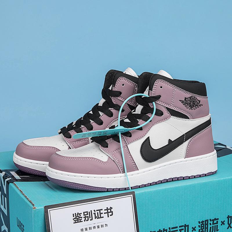 High top basketball men's shoes AJ fashion new couple casual board shoes Spring and Autumn high school students and teenagers trendy sports shoes