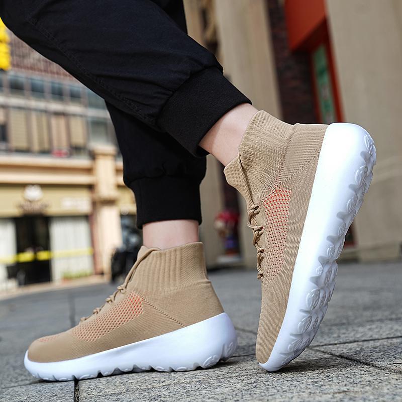 Spring running shoes for men and women, casual sports shoes with thick soles, trendy and fashionable outdoor sports shoes for men and women