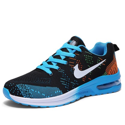 Cross border 2025 new summer men's mesh breathable running casual shoes men's air cushion sports shoes men's board shoes