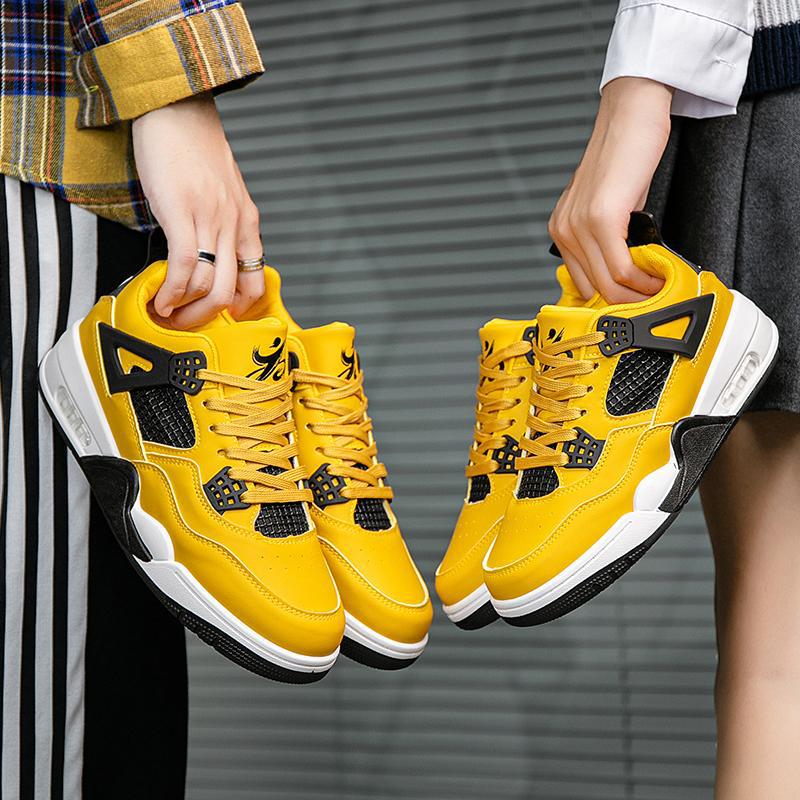 Cross border 2025 Autumn New Men's Shoes Fashionable Breathable Casual Board Shoes Thick soled Student Sports Basketball Trendy Board Shoes