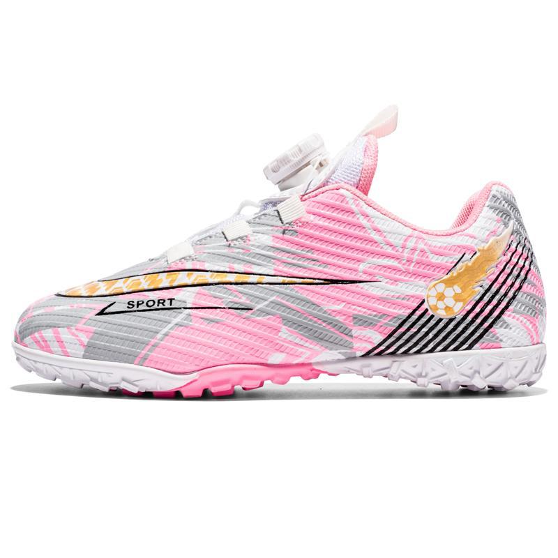 2025 New Children's and Elementary School Children's Football Shoes Long Nail Special Training Boys' Sports Shoes Football Shoes Wholesale in Stock