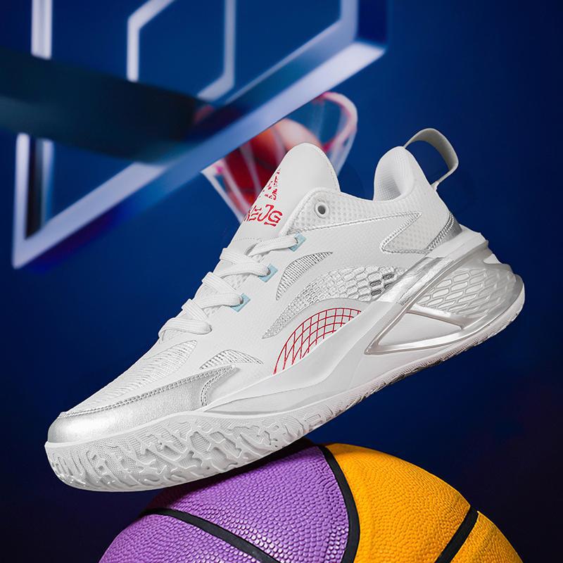 2025 New Youth Wear resistant and Anti slip Basketball Shoes for Competition, Low cut, Men's and Women's Versatile, Breathable and Casual New Sports Shoes