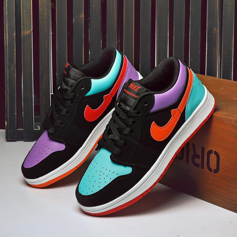 2025 New Cross border AJ Men's Shoes Fashion Versatile Low cut Board Shoes Putian Couple Women's Shoes Casual Sports White Shoes