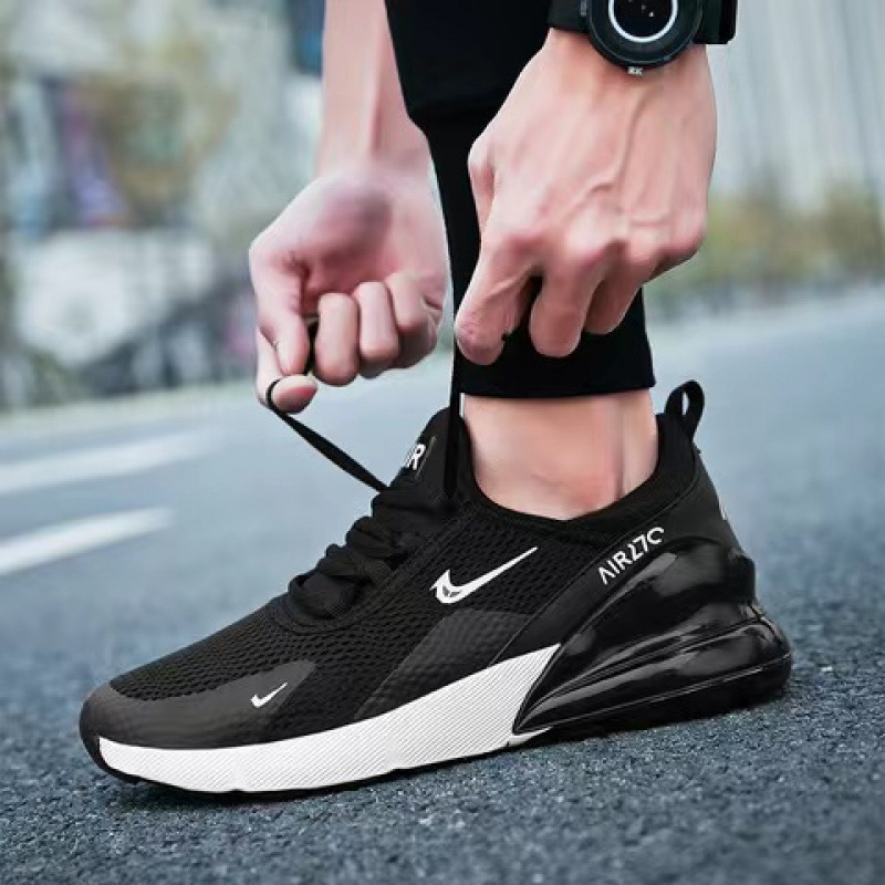 Cross border popular summer mesh sports shoes men's shoes air cushion shock-absorbing running shoes Korean version couple shoes student trend shoes