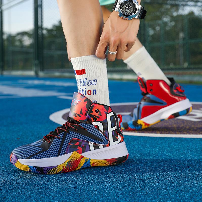 2025 Summer New Trendy Sports Men's Shoes Breathable Men's Running Basketball Shoes Casual Shoes Mesh Basketball Shoes