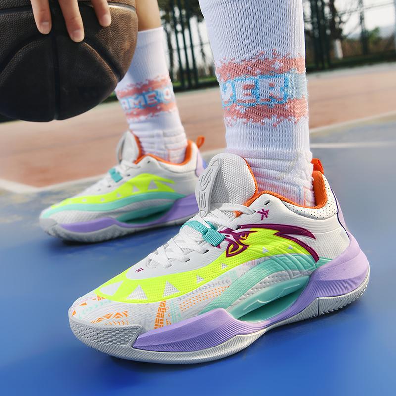 2025 Summer New Children's Men's and Women's Shoes Basketball Shoes Middle and Large Children's Running Shoes Trendy Casual Sports Shoes Sneakers