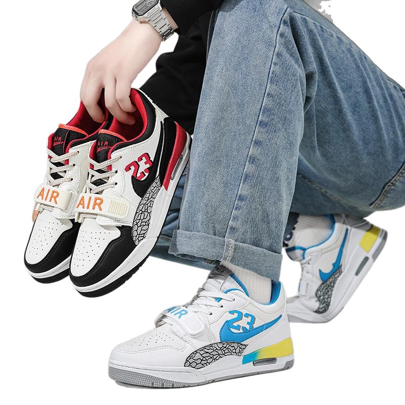 2025 New Men's Shoes Air Cushion Basketball Shoes Low Help Student Trendy Casual Breathable Versatile Student Couple Sports Board Shoes 2025 New Men's Shoes Air Cushion Basketball Shoes Low Help Student Trendy Casual Breathable Versatile Student Couple Sports Board Shoes